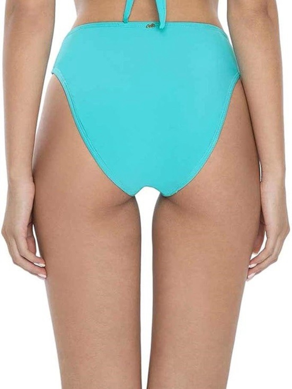 PilyQ Saltwater Hillary High-Waist Women's Swim Bottoms